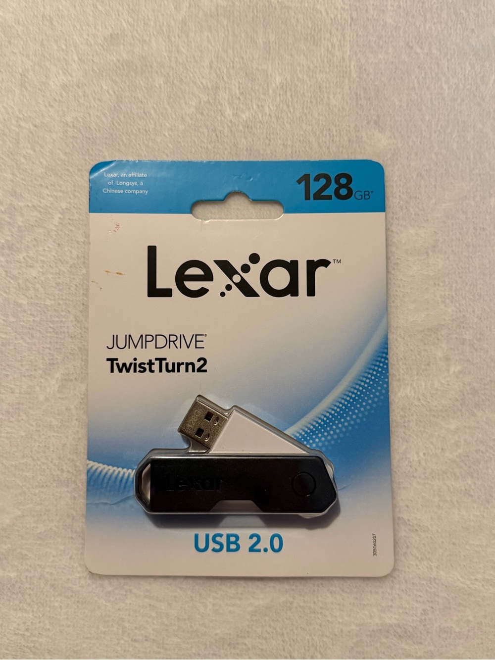 Lexar JumpDrive TwistTurn2 128GB USB 2.0 128GB USB 2.0 Flash Drive NWT